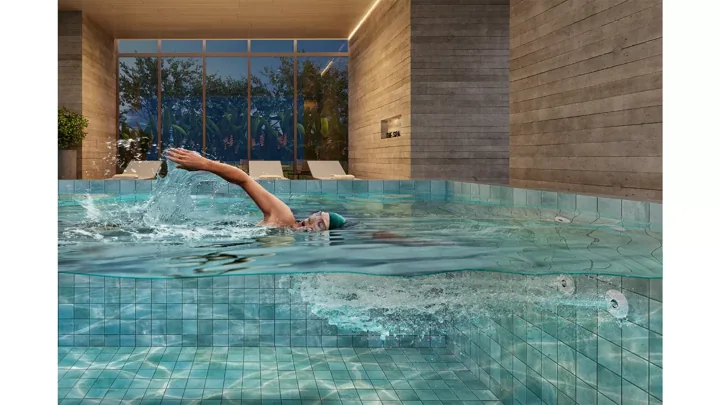 Icon Golf Residence — Jet swim · perspectiva ilustrativa