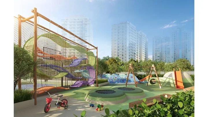 Icon Golf Residence — Playground · perspectiva ilustrativa