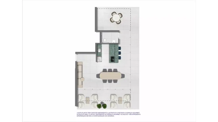Icon Golf Residence — Espaço Gourmet
