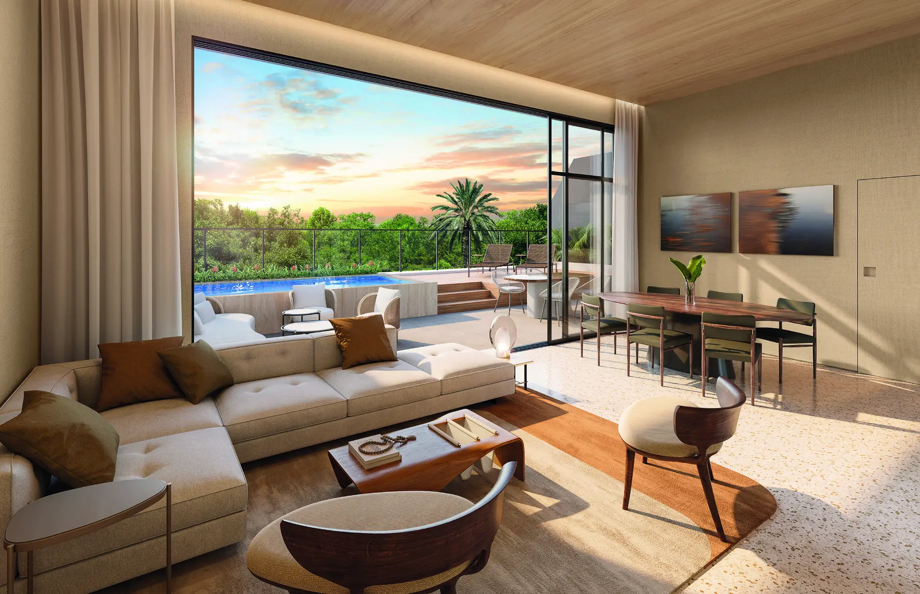 Living da cobertura Insigna Penthouse
