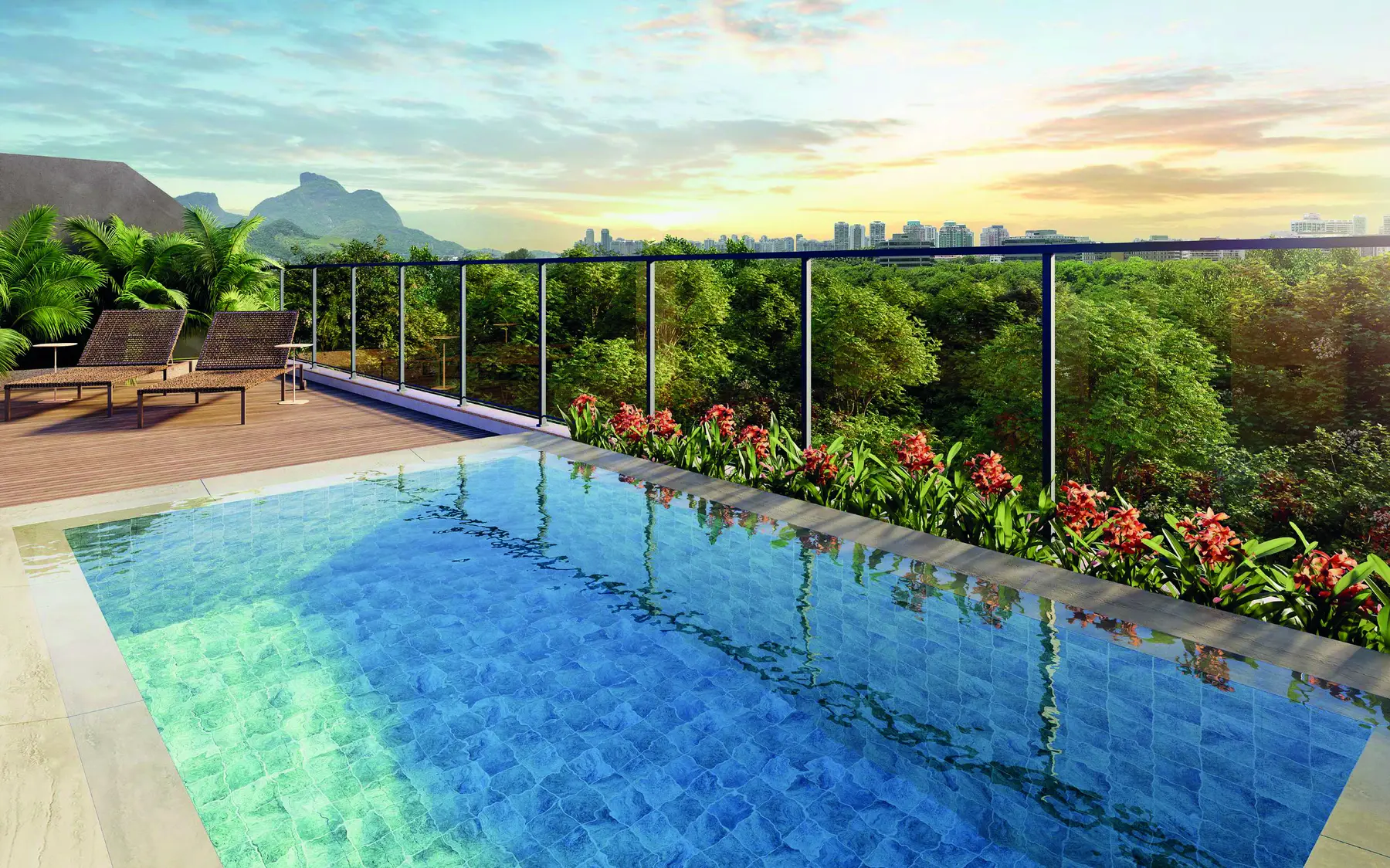 Piscina privativa da cobertura