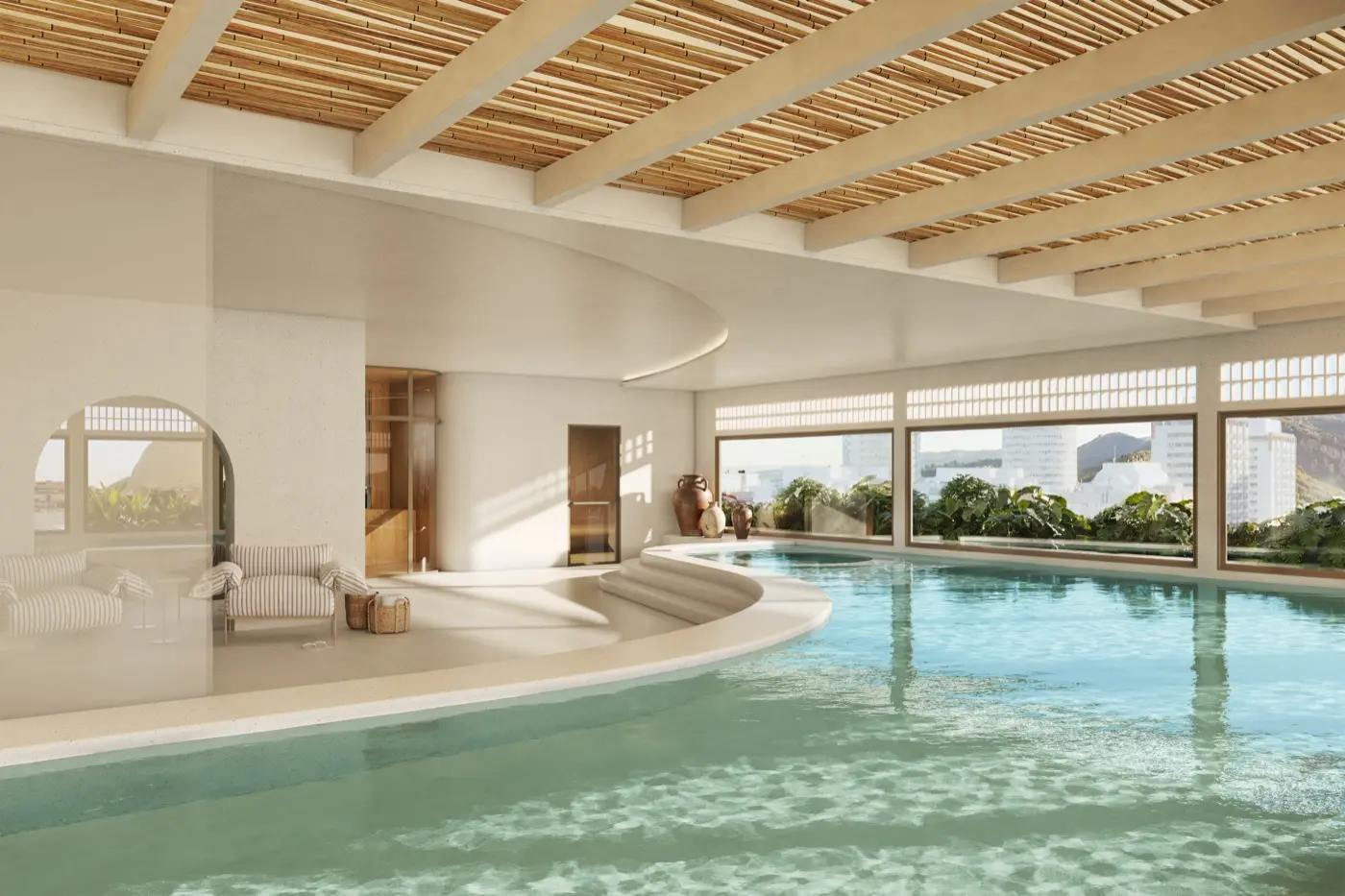 Piscina & spa do Kronos by Tegra