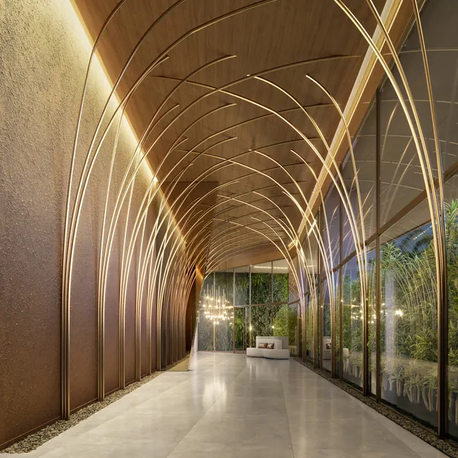Lobby — La Isla Residence Club · Perspectivas do projeto