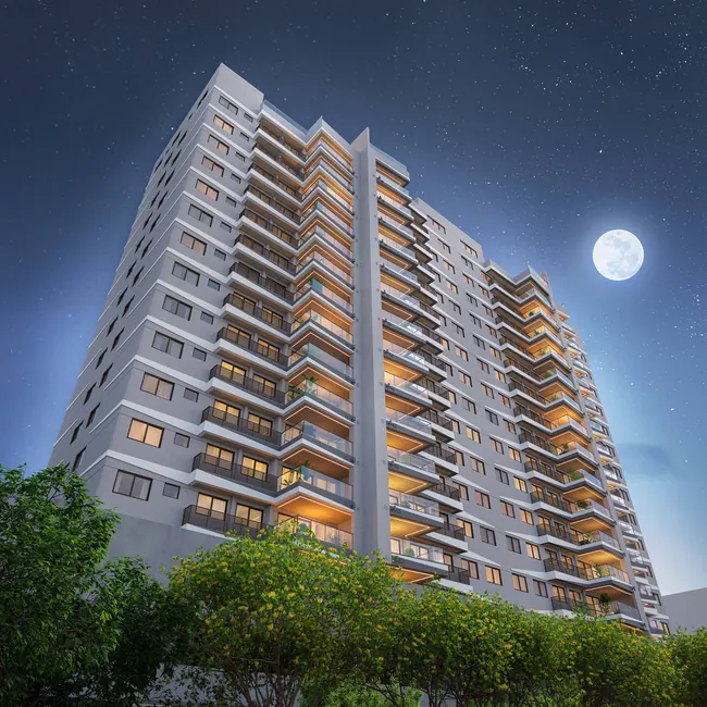 Fachada San Pedro ao entardecer — La Isla Residence Club · Perspectivas do projeto