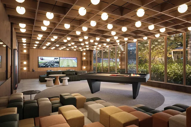 Espaço Game — La Isla Residence Club · Perspectivas do projeto