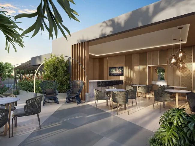 Bar La Isla — La Isla Residence Club · Perspectivas do projeto