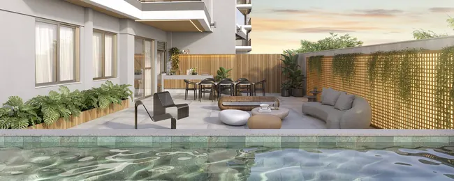 Terraço garden — La Isla Residence Club · Perspectivas do projeto