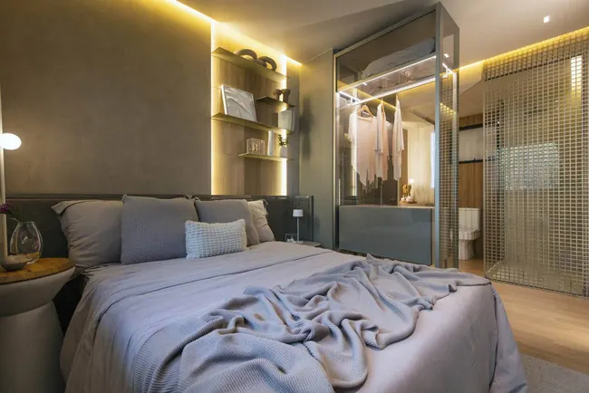 Ambiente do apartamento decorado de 4 quartos — La Isla Residence Club · Decorado de 4 quartos