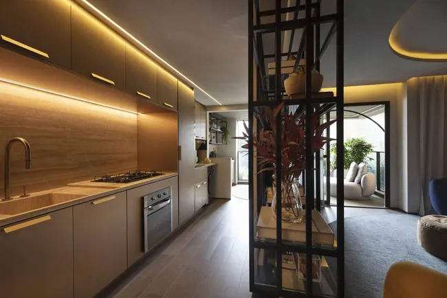 Ambiente do apartamento decorado de 4 quartos — La Isla Residence Club · Decorado de 4 quartos