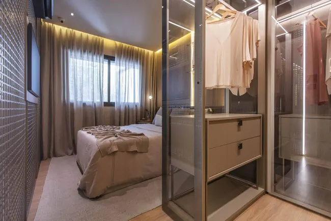 Ambiente do apartamento decorado de 4 quartos — La Isla Residence Club · Decorado de 4 quartos