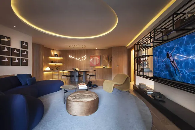 Ambiente do apartamento decorado de 4 quartos — La Isla Residence Club · Decorado de 4 quartos