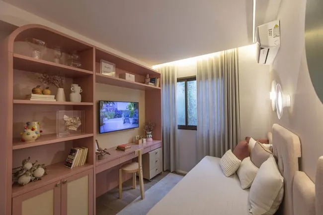 Ambiente do apartamento decorado de 4 quartos — La Isla Residence Club · Decorado de 4 quartos