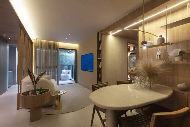 Ambiente do apartamento decorado de 2 quartos — La Isla Residence Club · Decorado de 2 quartos