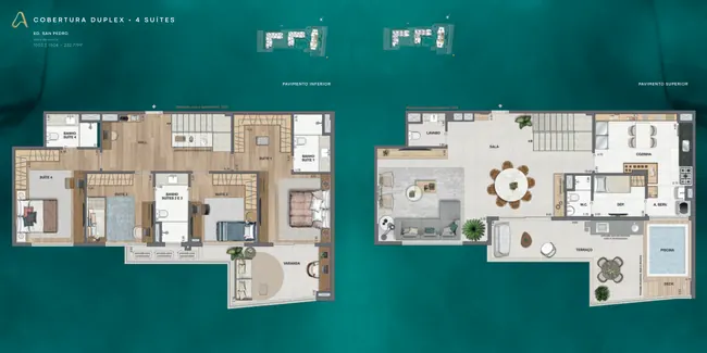 Plantas humanizadas — prancha 47 — La Isla Residence Club · Plantas