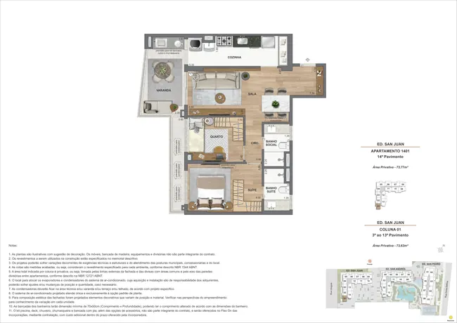 Apartamento 2Q - Ed. San Juan (COL 1) — La Isla Residence Club · Plantas