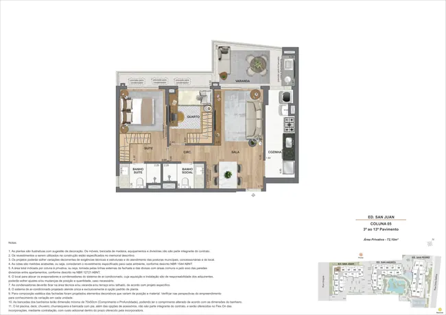 Apartamento 2Q - Ed. San Juan (COL 5) — La Isla Residence Club · Plantas
