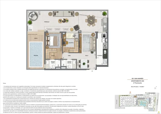 Garden 2Q - Ed. San Andrés (COL 4) — La Isla Residence Club · Plantas