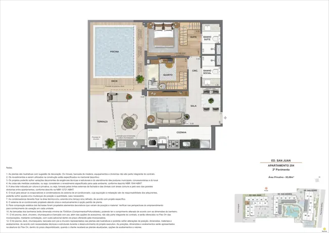 Garden 2Q - Ed. San Juan (COL 4) — La Isla Residence Club · Plantas