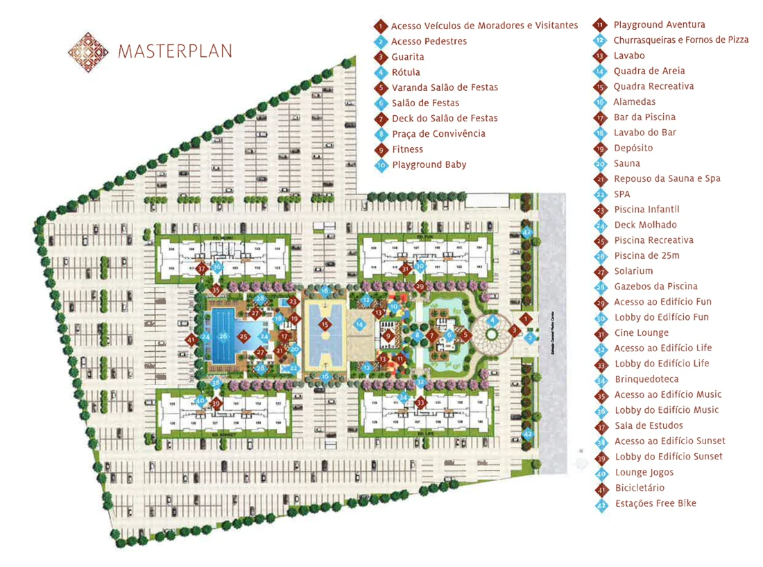 Implantação oficial do Like Residencial Club