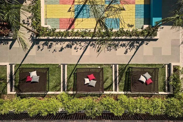 Living Parque Jasmim — Praça - Área Comum
