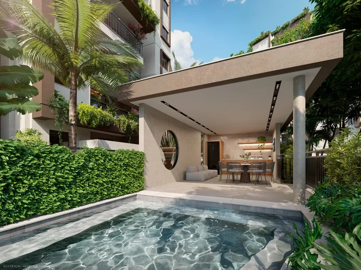 Living Wellness — Perspectiva artística — Pool House