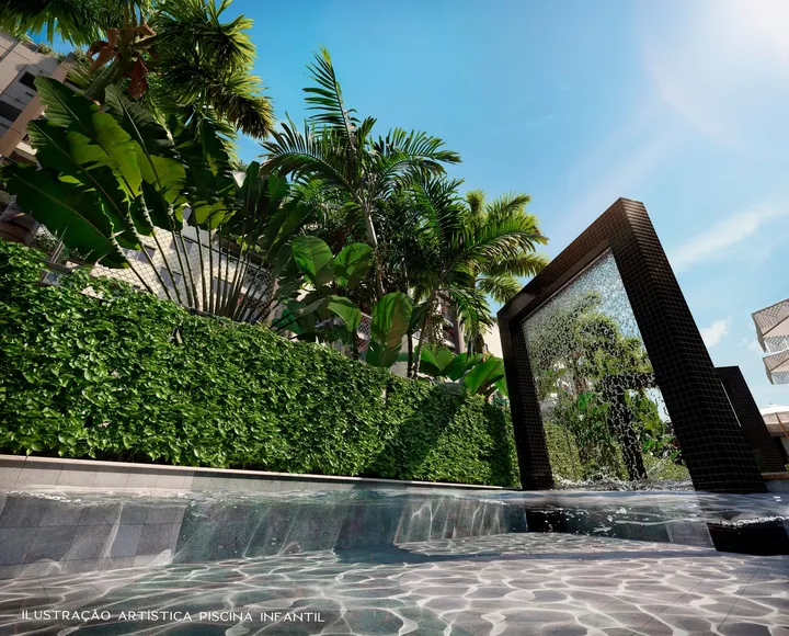 Living Wellness — Perspectiva artística — Piscina infantil