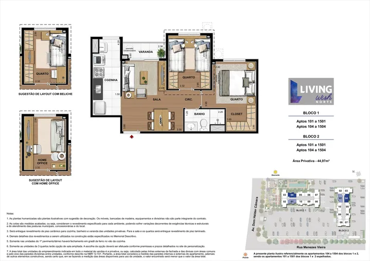 Living Wish Norte — B01 B02 - 01-04