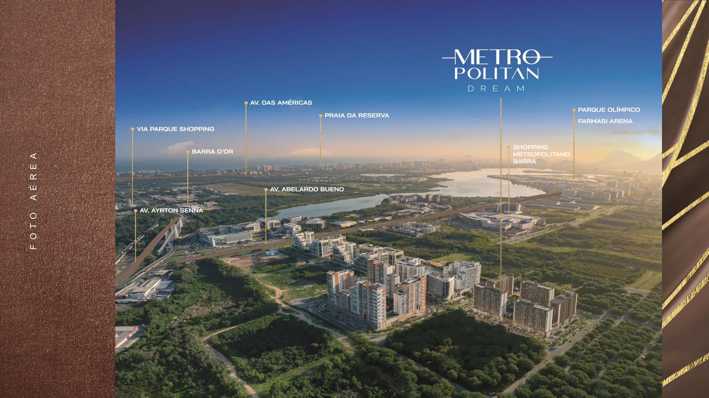 Localização ilustrada · Metropolitan Dream