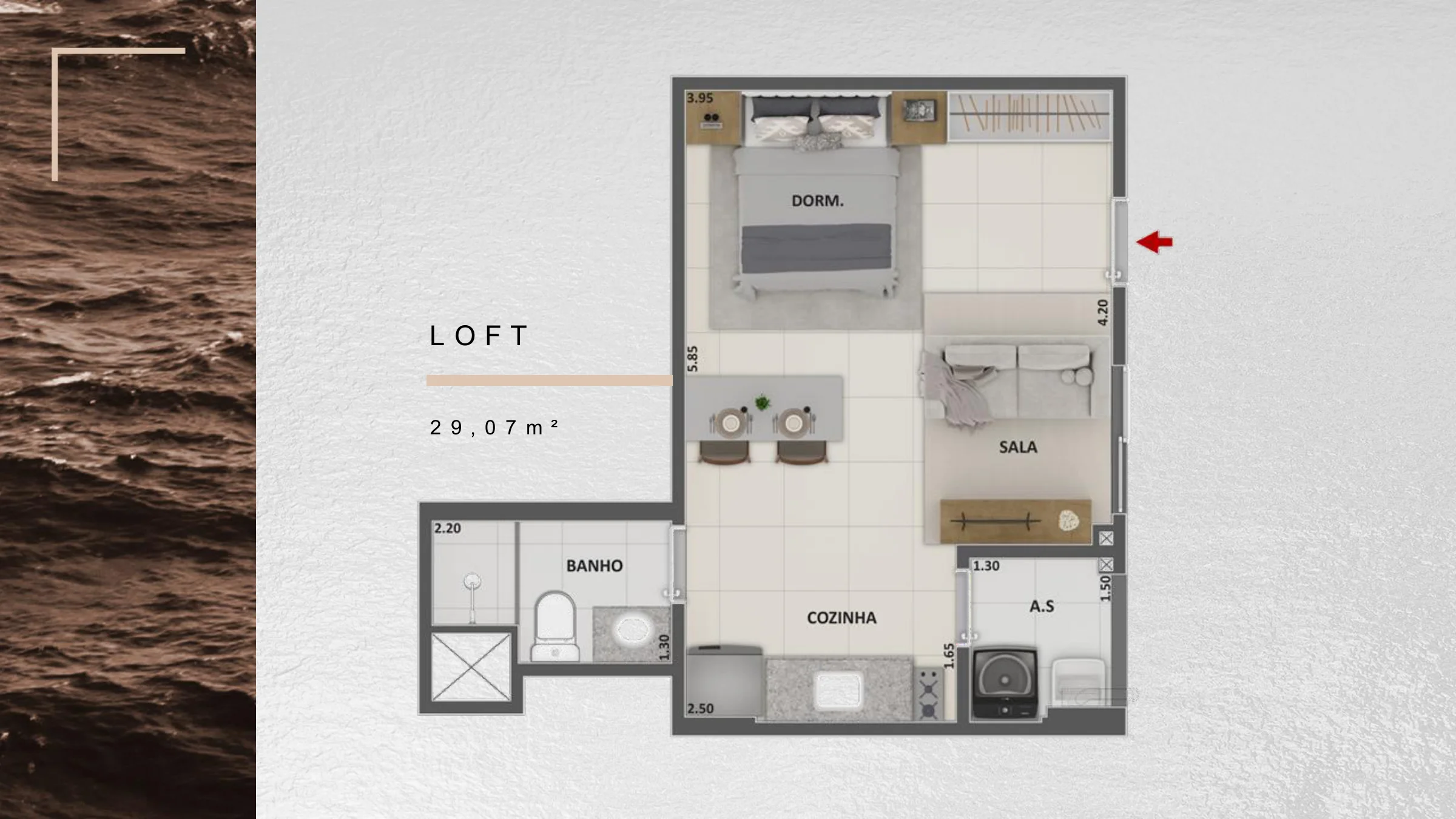 Loft · 29,07 m² · Metropolitan Dream