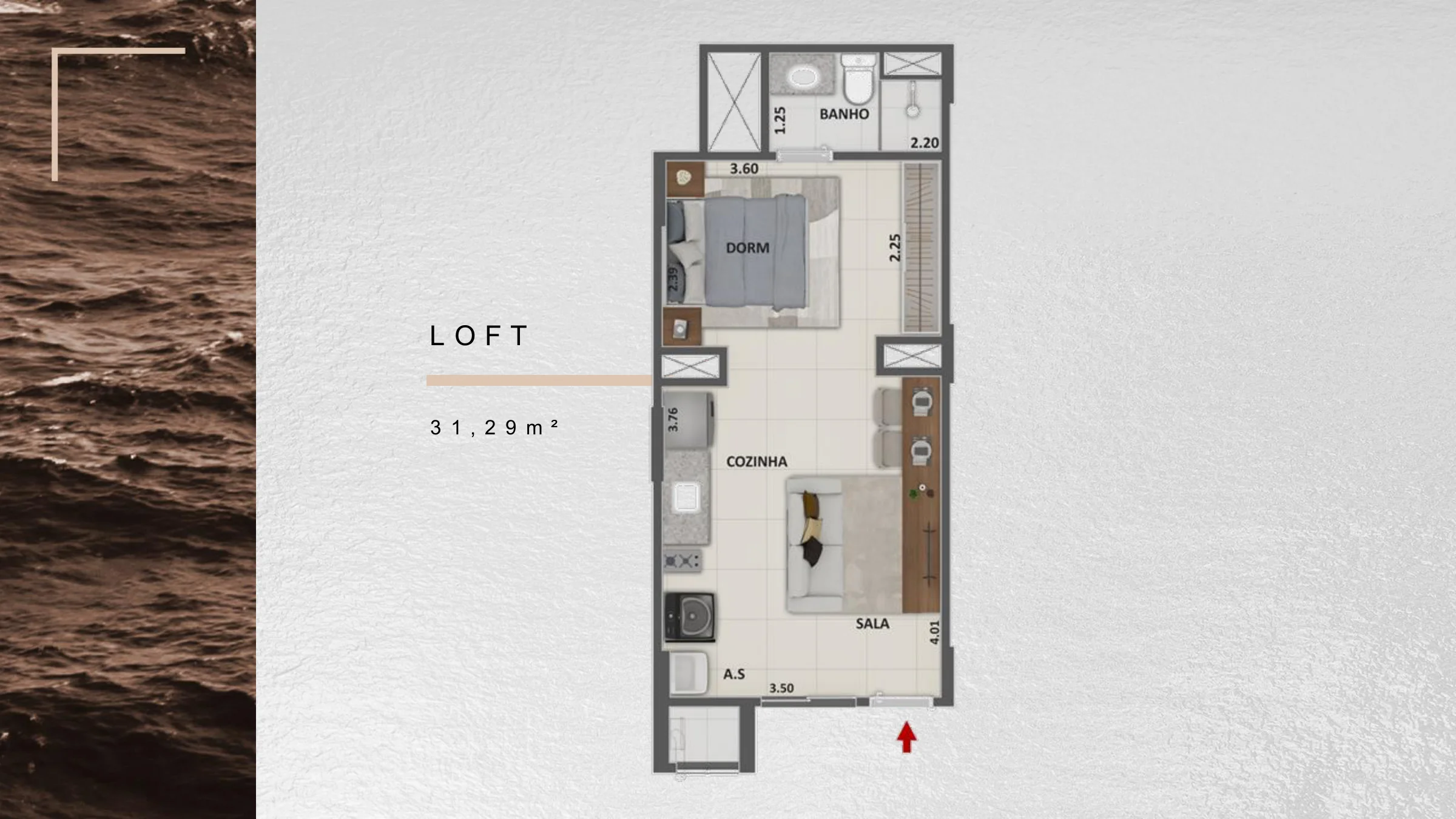 Loft · 31,29 m² · Metropolitan Dream