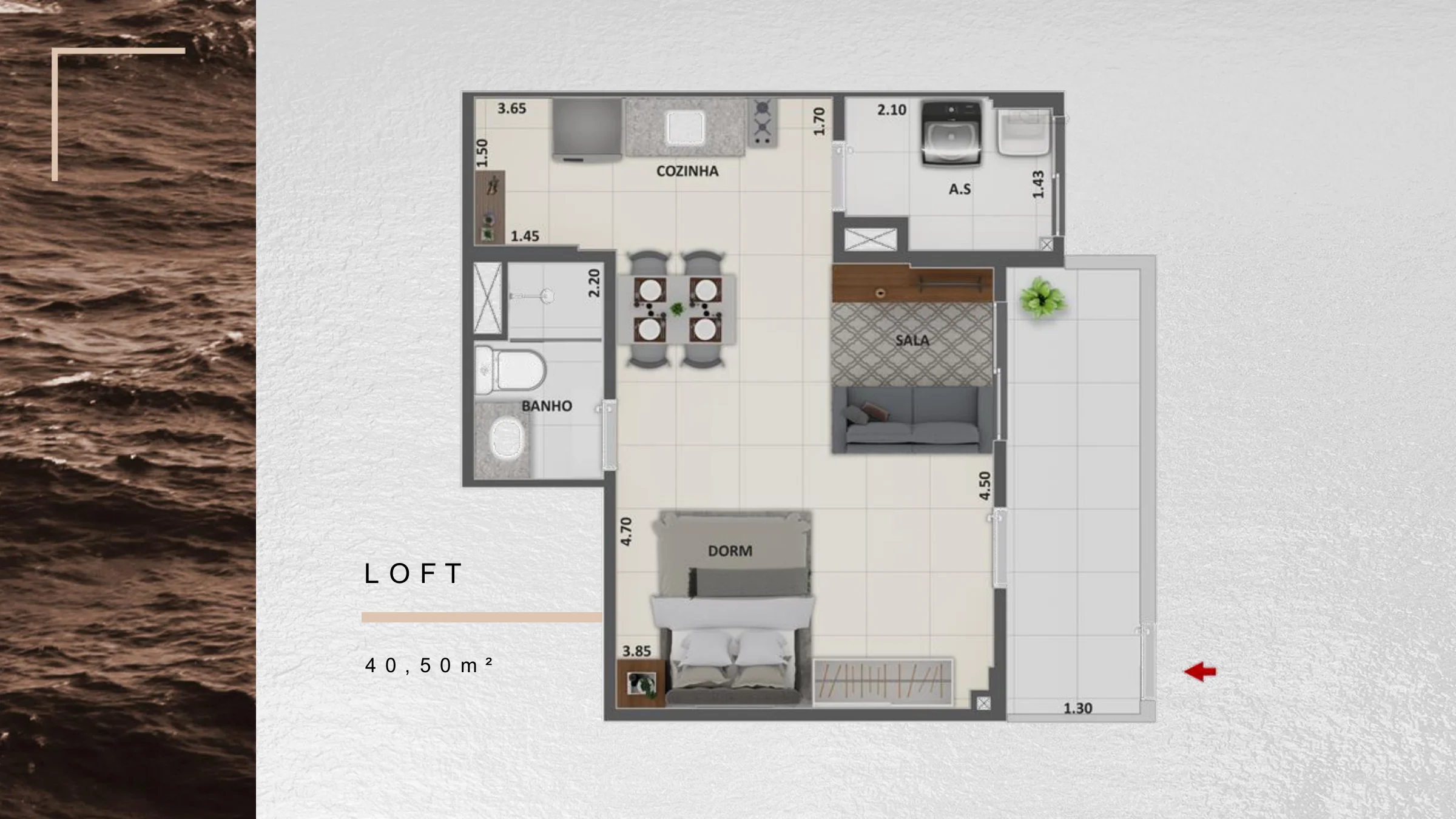 Loft · 40,50 m² · Metropolitan Dream