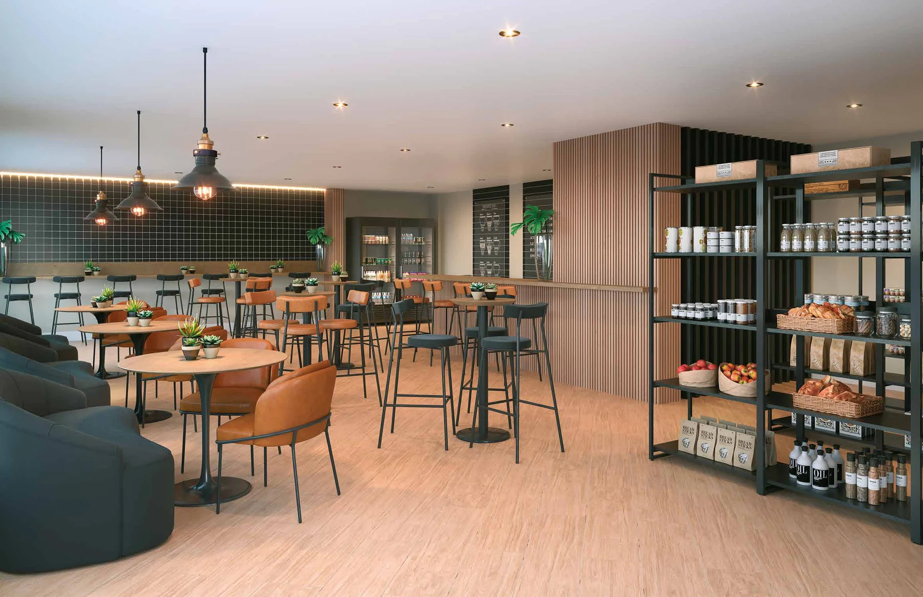 Cafeteria e easy market · Mirante da Guanabara