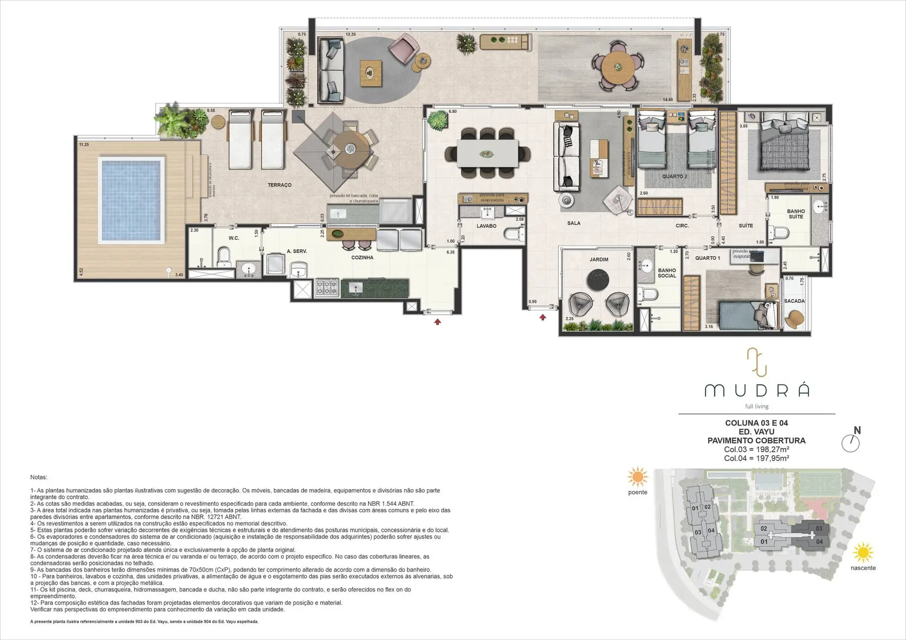 Planta humanizada Mudrá — opção 2