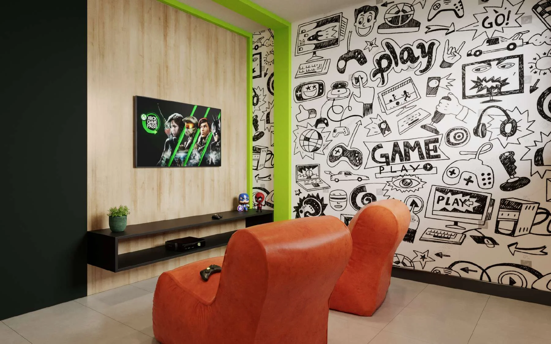 Sala teen · My Jacarepaguá Style