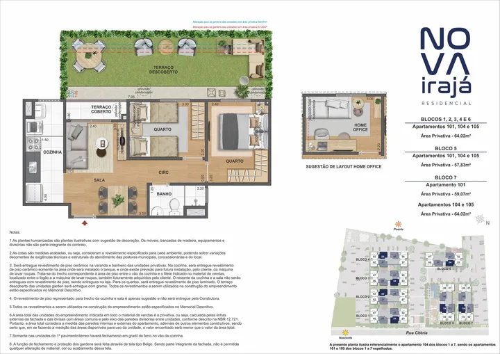 Nova Irajá Residencial — 2 QTS GARDEN