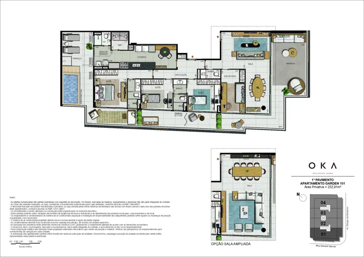 Oka Residence Lagoa — Garden Coluna 01