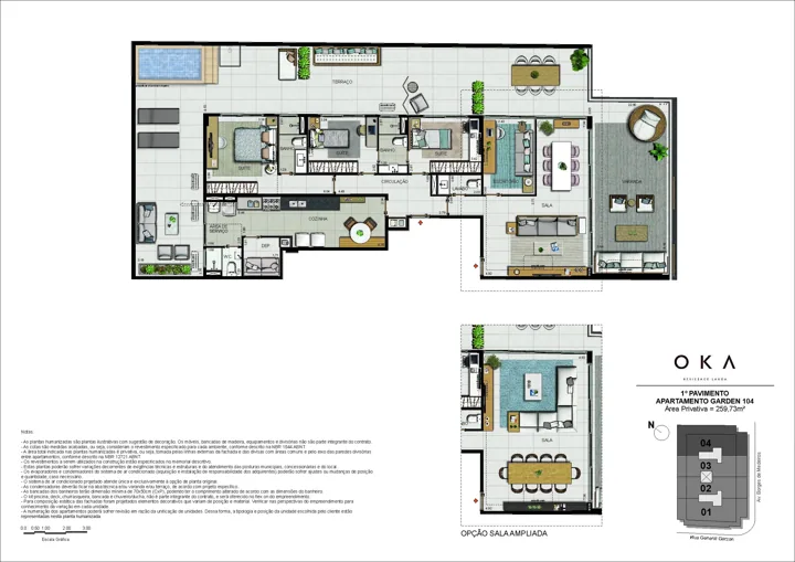 Oka Residence Lagoa — Garden Coluna 04