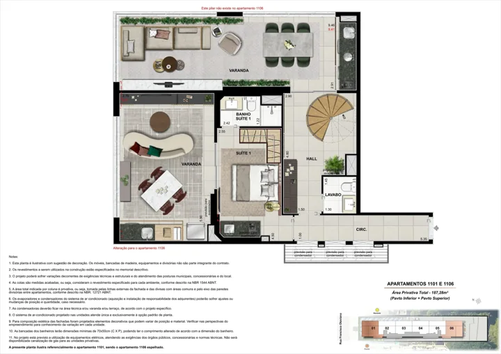On The Sea Arpoador — Apartamentos 1101 e 1106