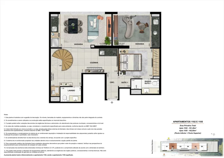 On The Sea Arpoador — Apartamentos 1102 e 1105