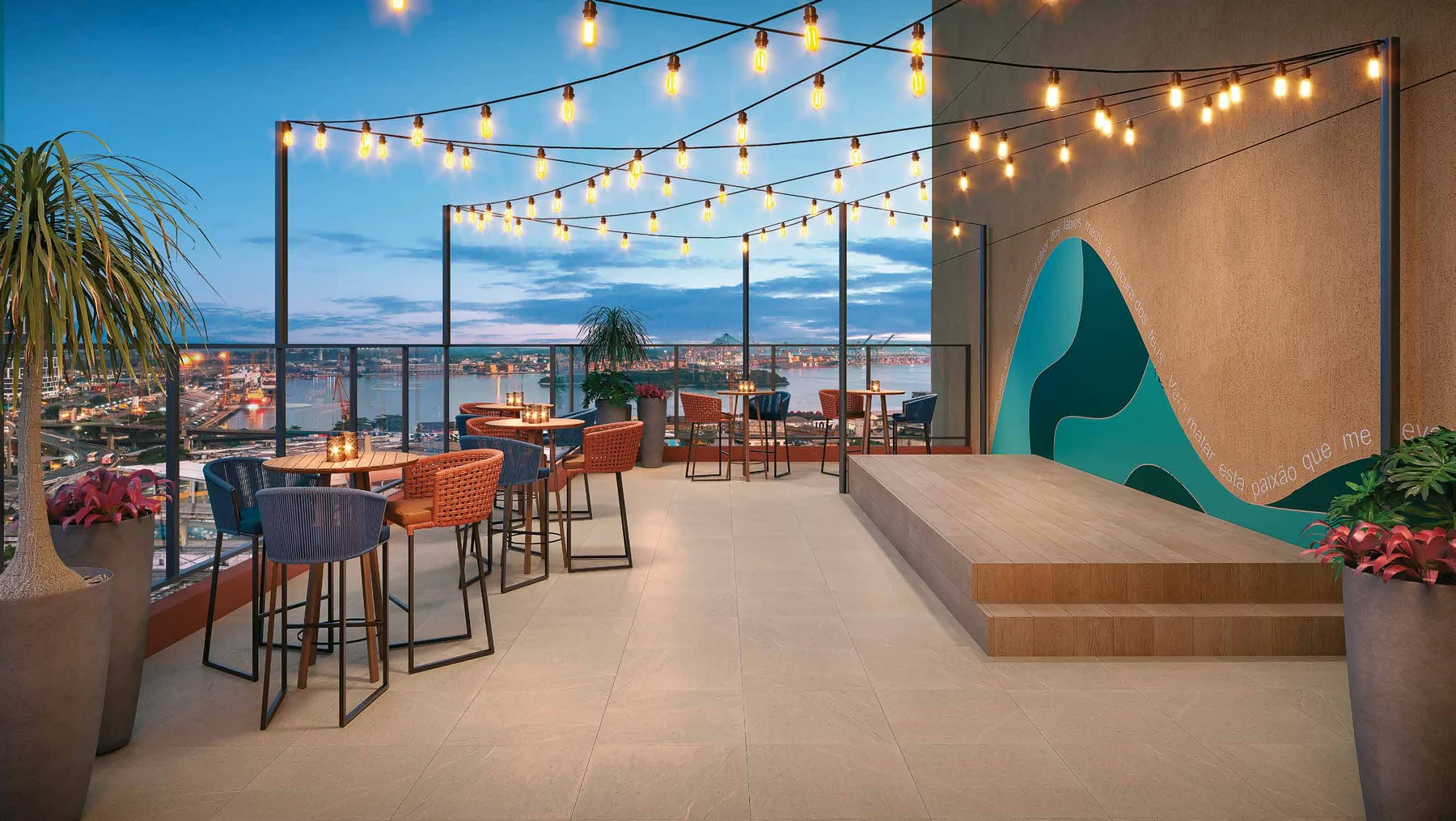 Lounge externo · Pixinguinha — Condomínio Carinhoso