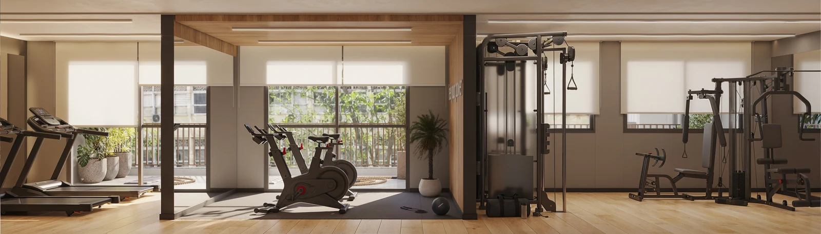 Fitness interno · perspectiva ilustrativa