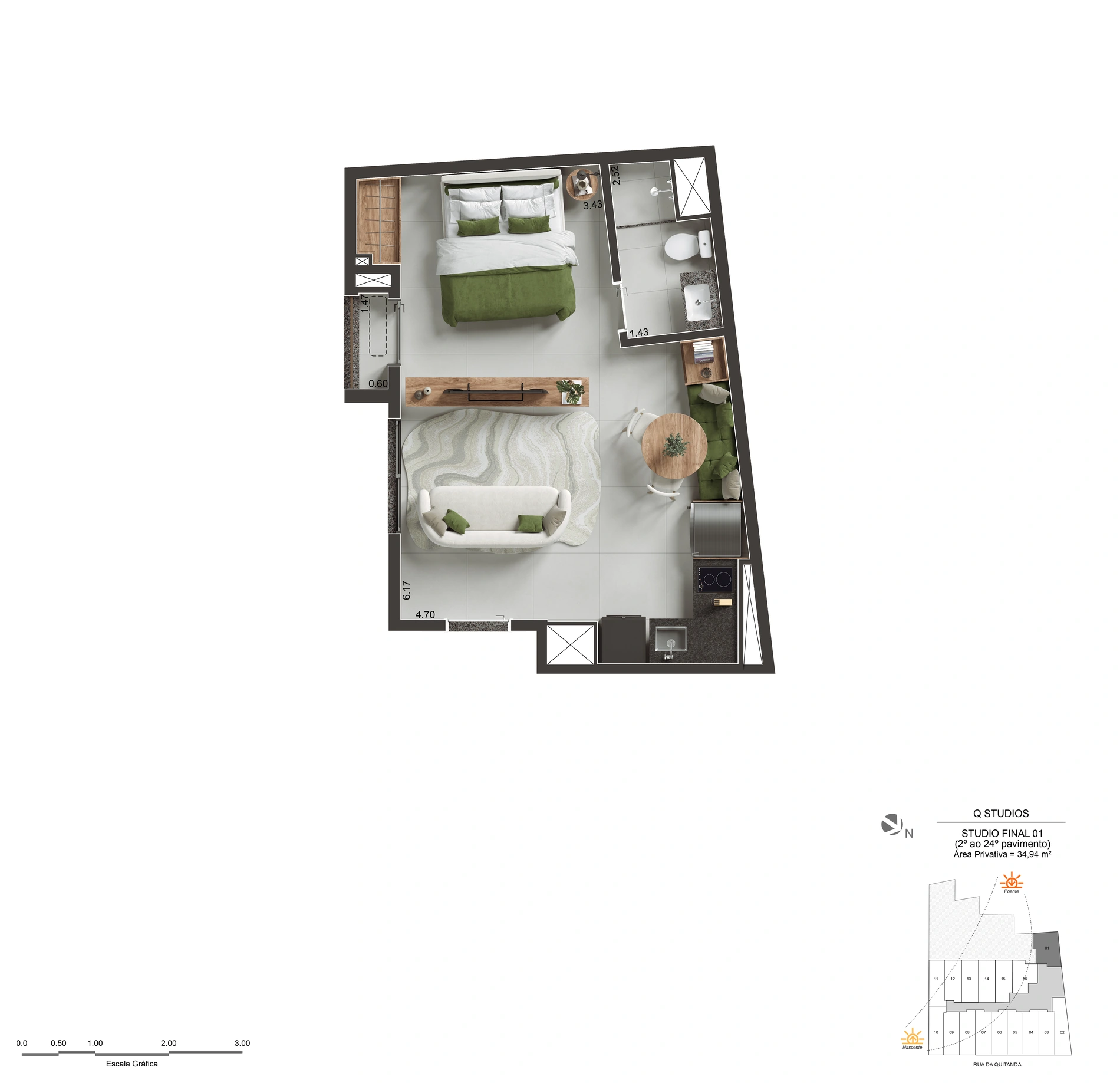 Studio final 01 · 34,94 m²