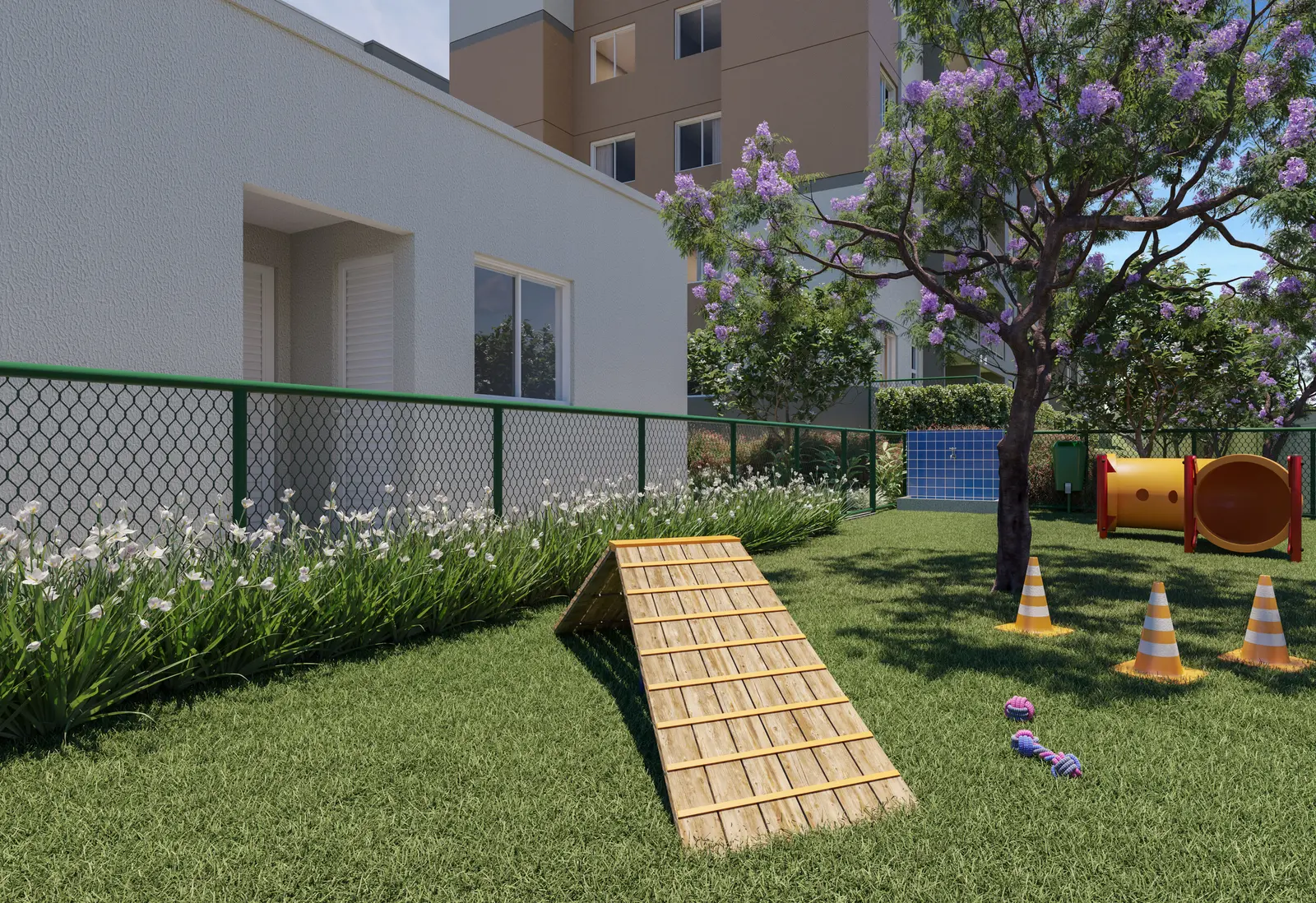 Espaço pet do Residencial Laranjeiras