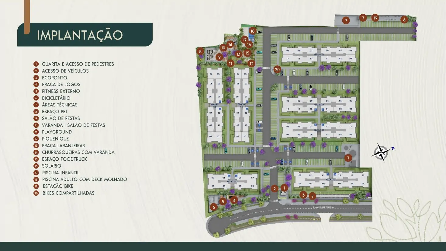 Implantação do Residencial Laranjeiras