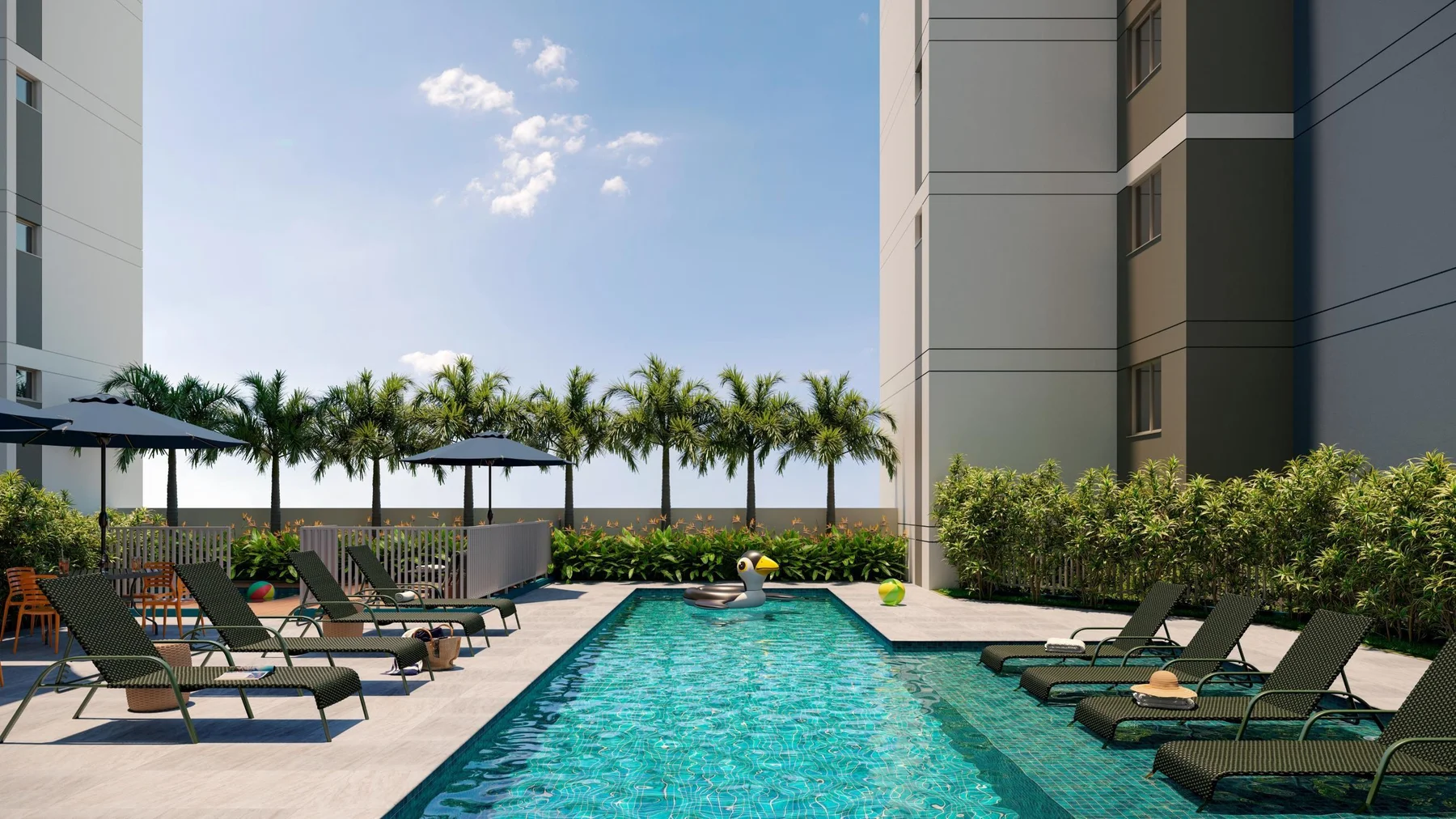 Piscina · Rio Branco 220 Residencial