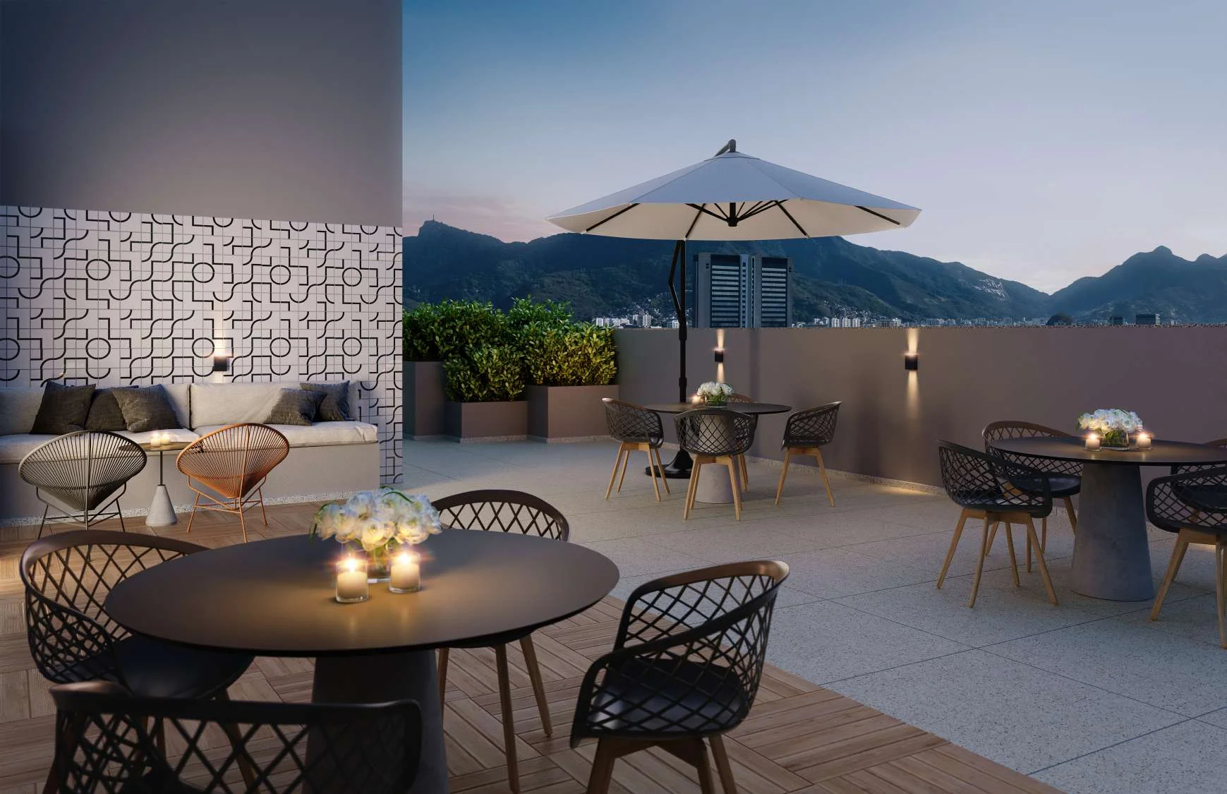 Lounge rooftop · Rio Energy Residencial