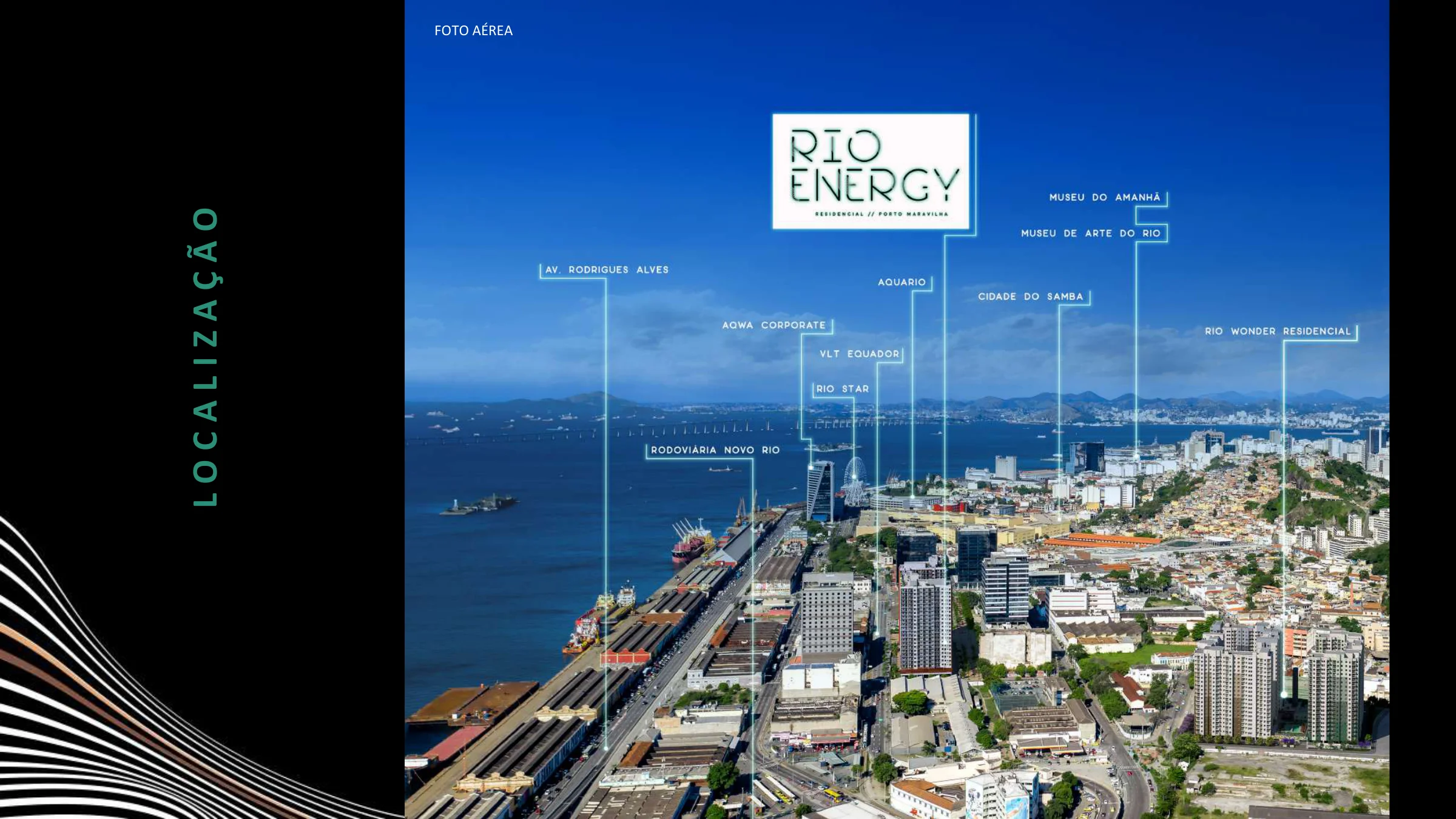Localização ilustrada · Rio Energy Residencial