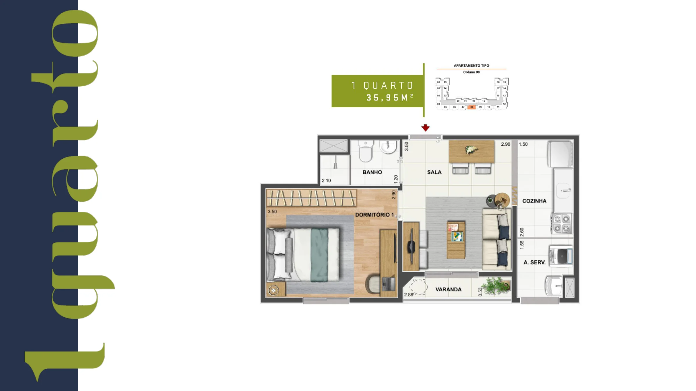 1 quarto · Rio Wonder — Praia Formosa
