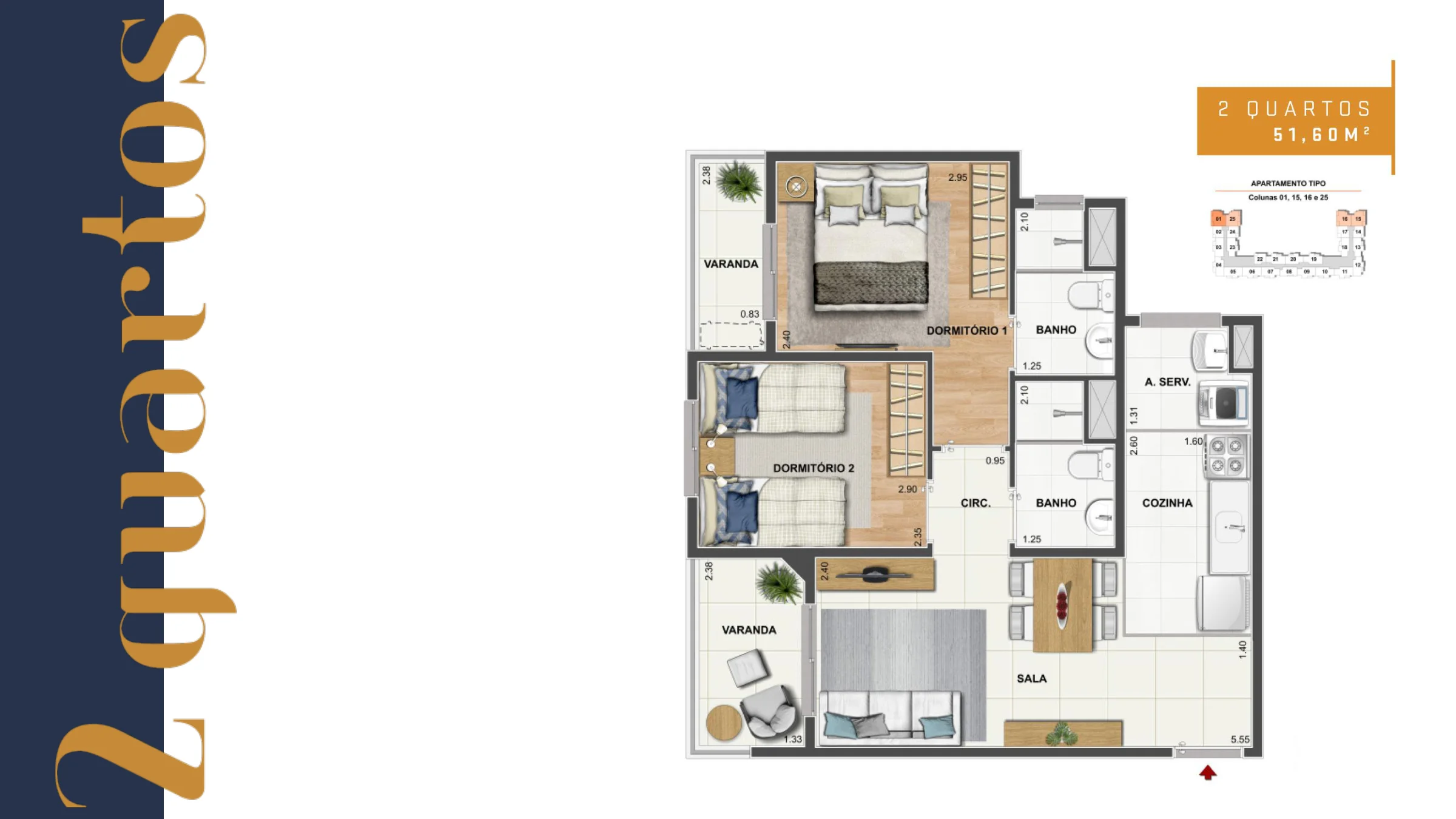 2 quartos · Rio Wonder — Praia Formosa