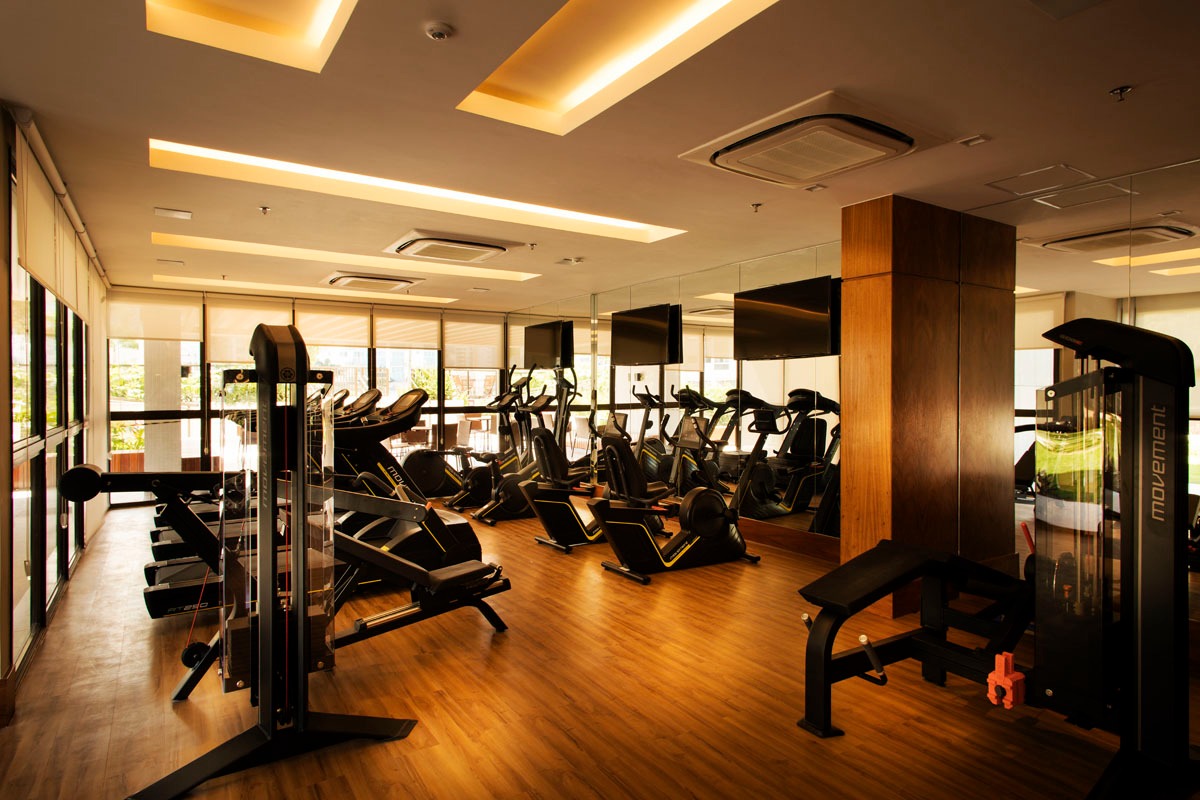 Espaço fitness do Saint Michel